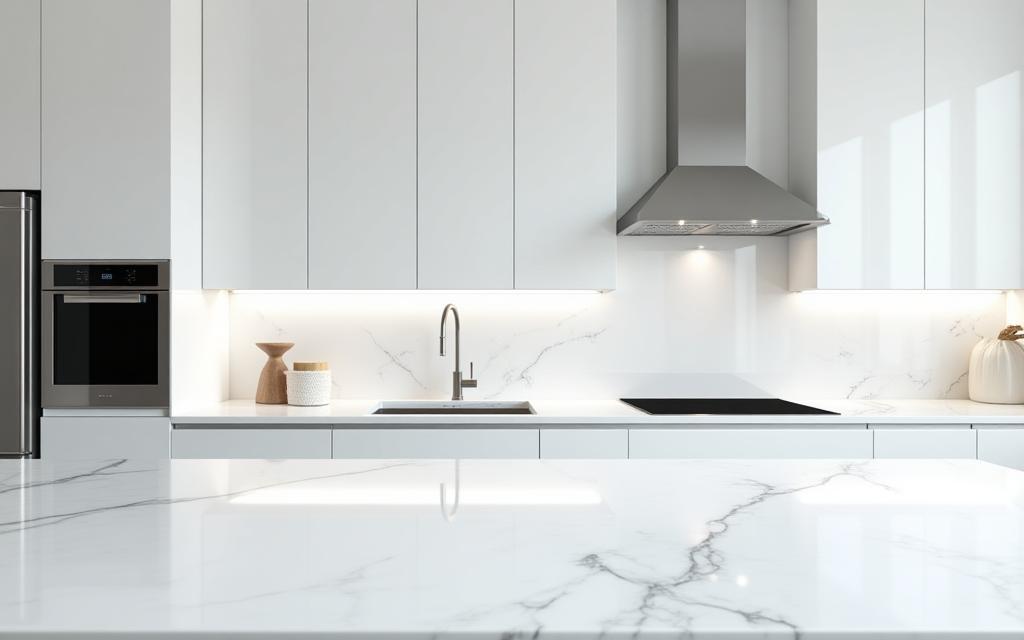 Modern marble kitchen